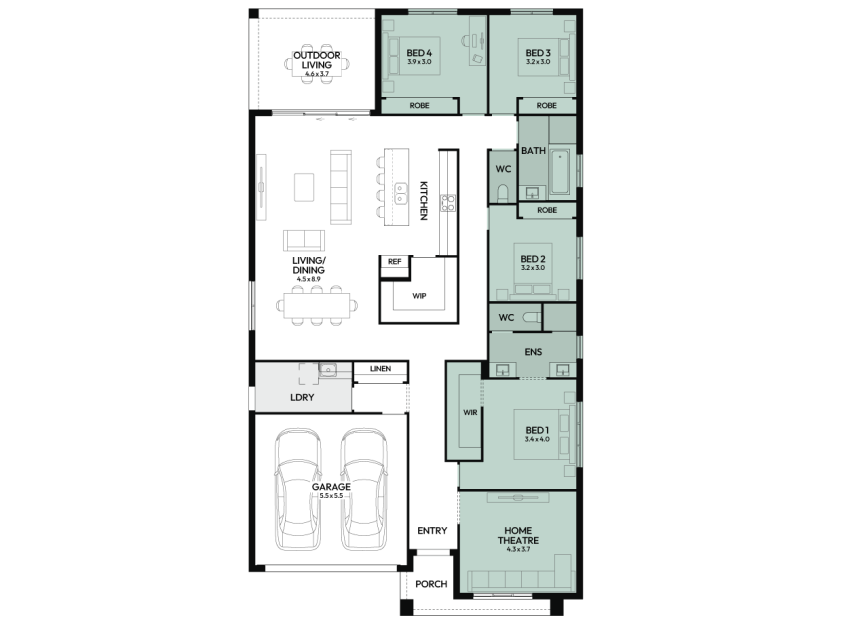 newport-28-one-single-storey-home-design-floorplan-option-8-LHS