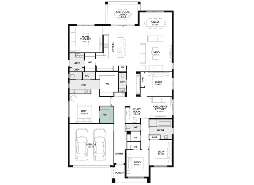 oasis-33-single-storey-home-design-floorplan-option-4-RHS
