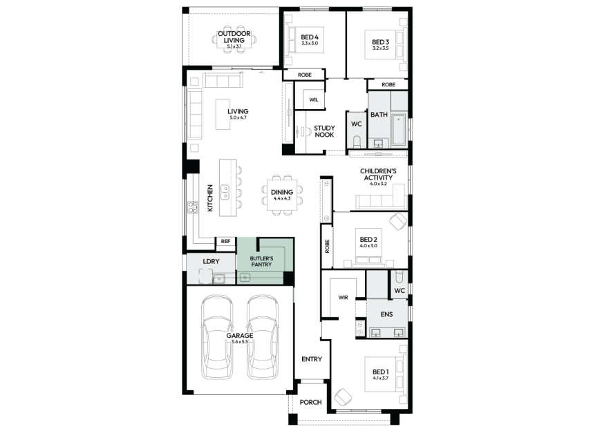 rhapsody-28-single-storey-home-design-floorplan-option-1-LHS