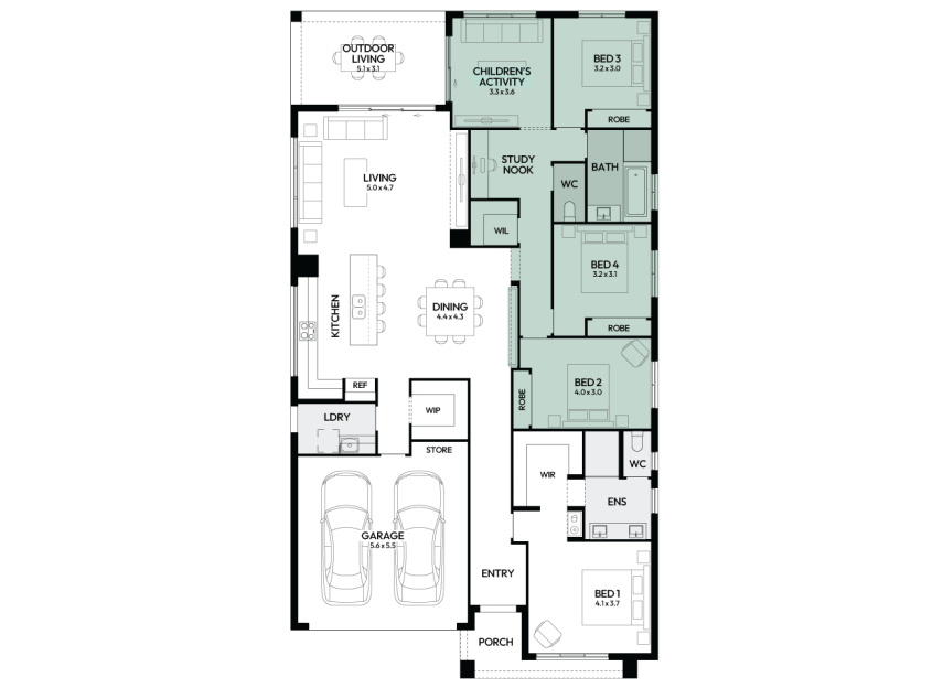 rhapsody-28-single-storey-home-design-floorplan-option-2-LHS