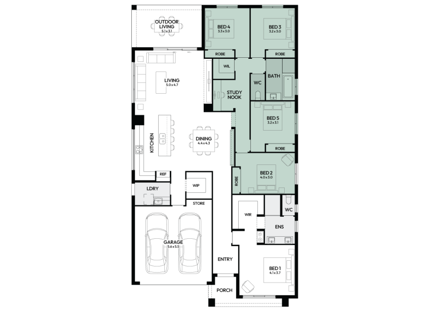 rhapsody-28-single-storey-home-design-floorplan-option-3-LHS