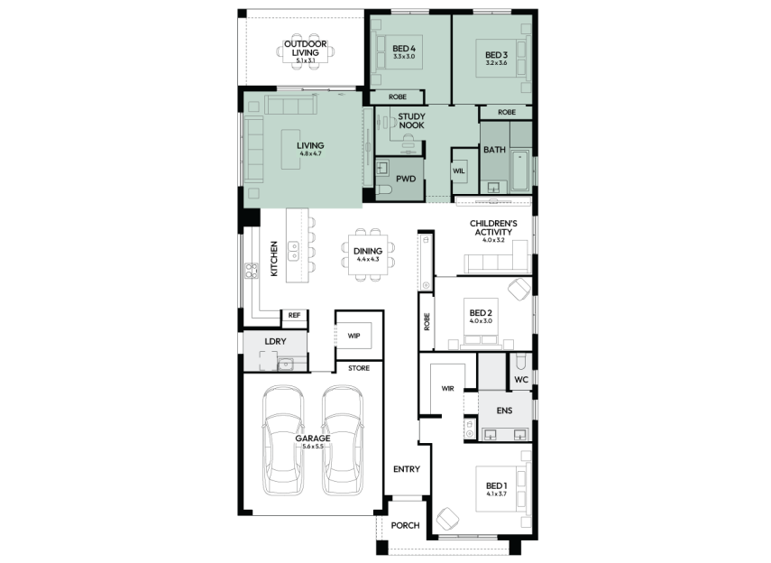rhapsody-28-single-storey-home-design-floorplan-option-8-LHS