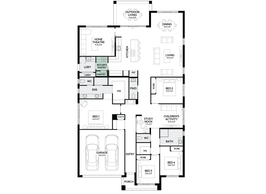 oasis-30-single-storey-home-design-floorplan-option-1-LHS