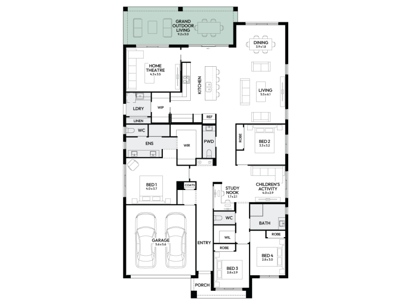 oasis-30-single-storey-home-design-floorplan-option-2-LHS