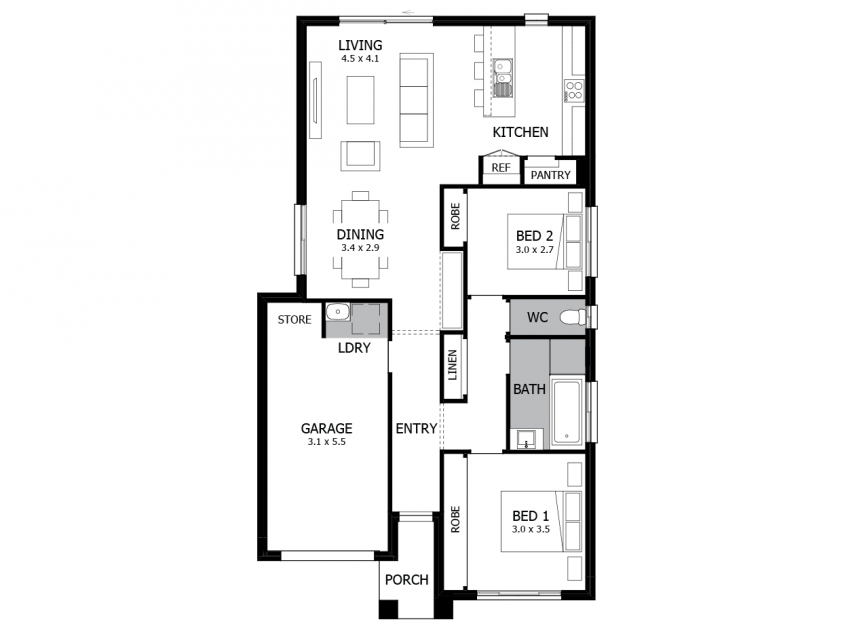 Cha Cha 13-Single Storey-LHS