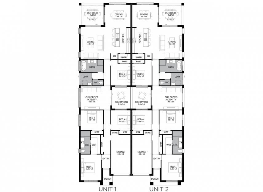 The New Duplex Floor Plan Young House