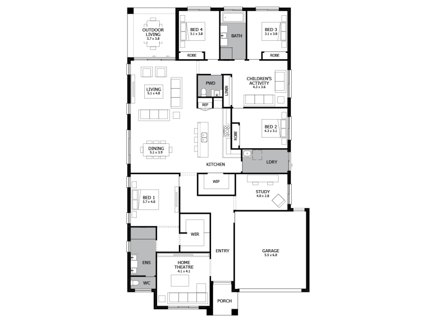 Houses Floor Plans Hampton Style House Plans Classical