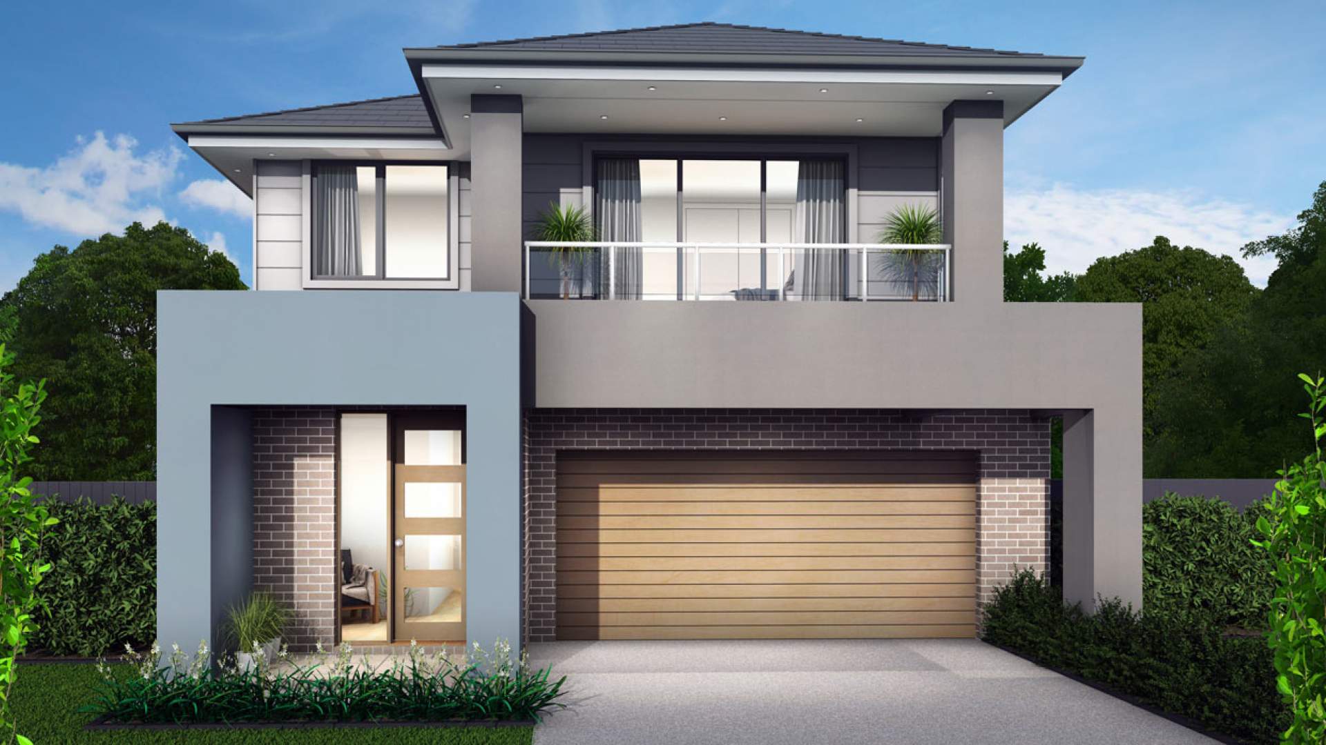 Applause Narrow Block House Design with 4 Bedrooms MOJO
