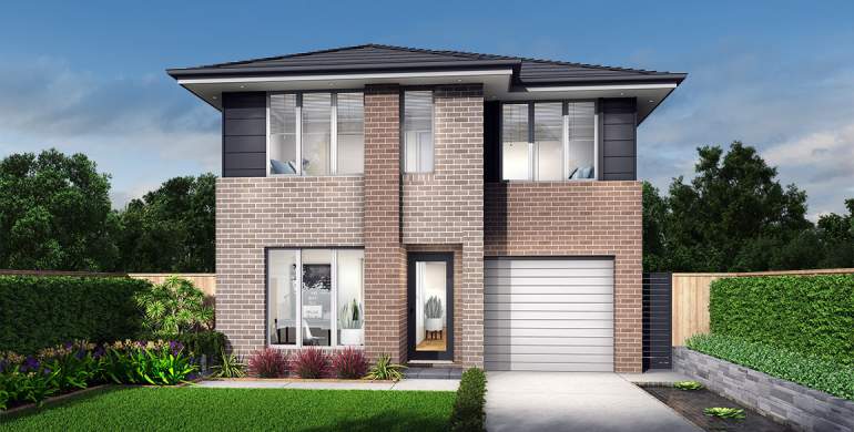 Bronte Double Storey House Design-Newport Facade