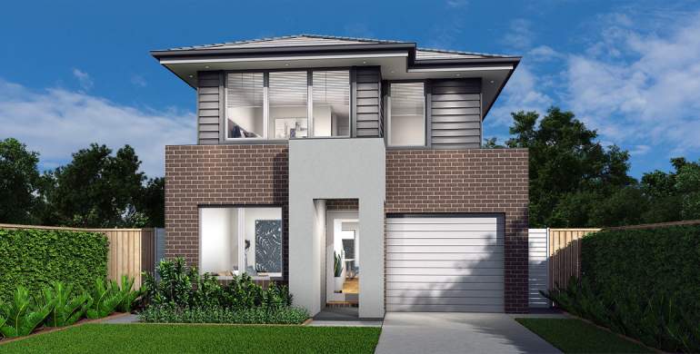 Bundeena Double Storey House Design-Modern Facade