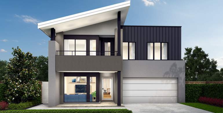 Charisma 37-Double Storey House Design-Aspley facade