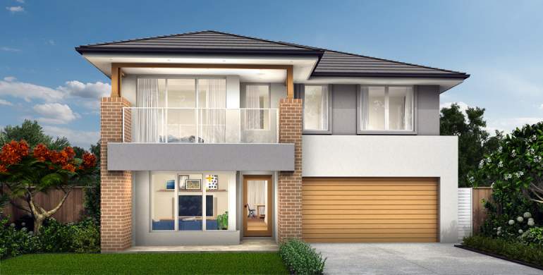 Charisma 37-Double Storey House Design-Grande facade