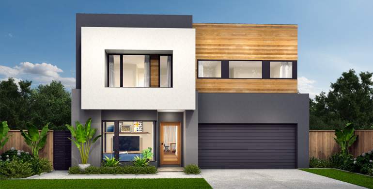Charisma 37-Double Storey House Design-Luxe facade