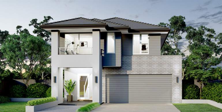 Eclipse Modern with Balcony Facade