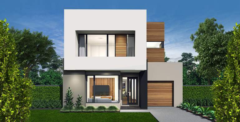 Encore Double Storey House Design-Luxe Facade
