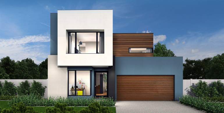 Enigma Double Storey House Design-Luxe Facade