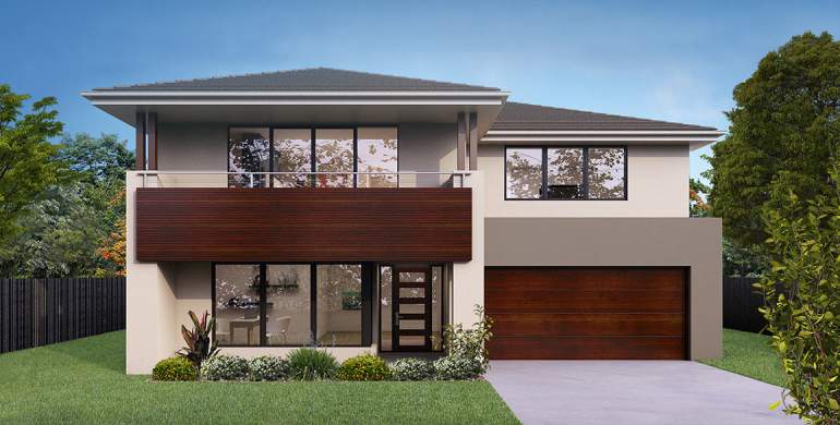 Enigma 35-Double Storey Home Design-Coastal Facade