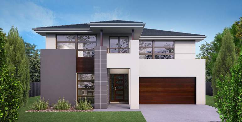 Enigma 35-Double Storey Home Design-Metro Facade