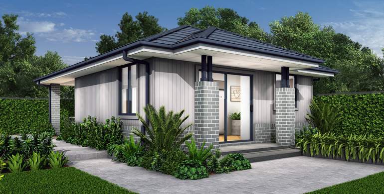 Lily-Granny Flat Home Design-Classic Facade