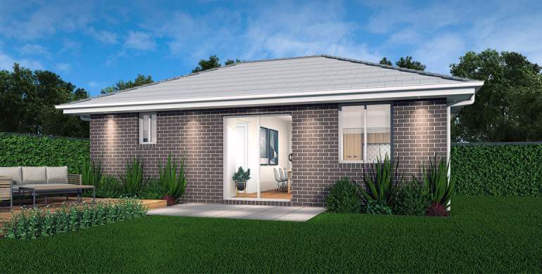 Magnolia-Granny Flat Home Design-Modern Facade