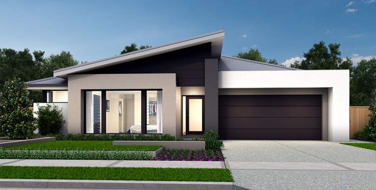 pics Modern Contemporary One Story Homes symphony single storey house design