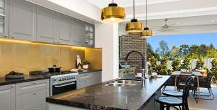 Atrium 31-Single Story house design-Kitchen Outdoor Living