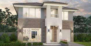double-storey-standard-house-design-modern-with-balcony double-storey-standard-house-design-modern-with-balcony