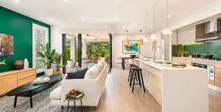 Vibe 23-Single Storey house design Vibe 23-Single Storey house design-Living Kitchen