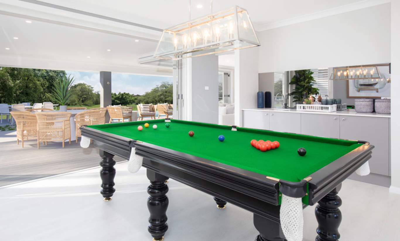 games room inspiration huntlee display home