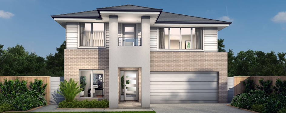 MOJO-Homes-Chevron-37-Modern-with-balcony-facade