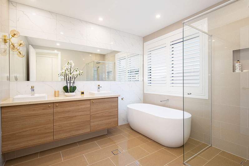 ensuite ideas homeworld warnervale display home