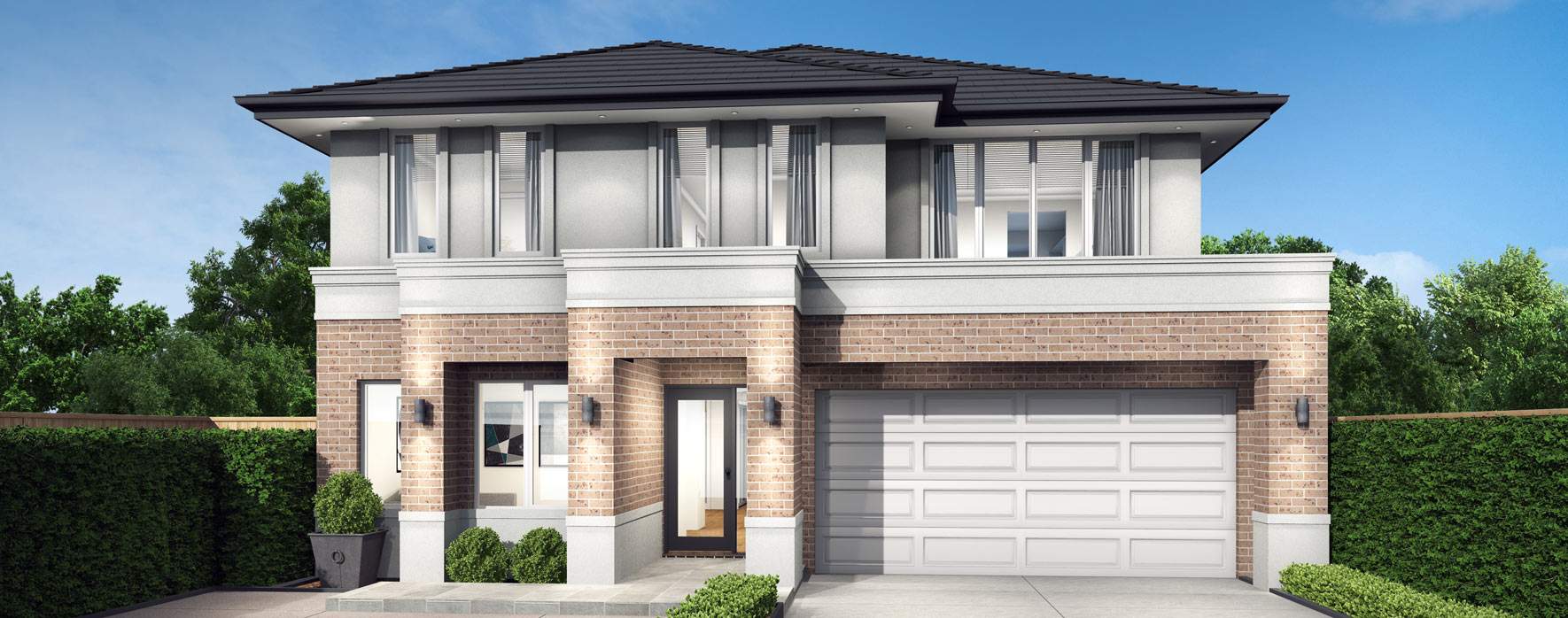 Clovelly 27-Double Storey Home Design- Essence facade