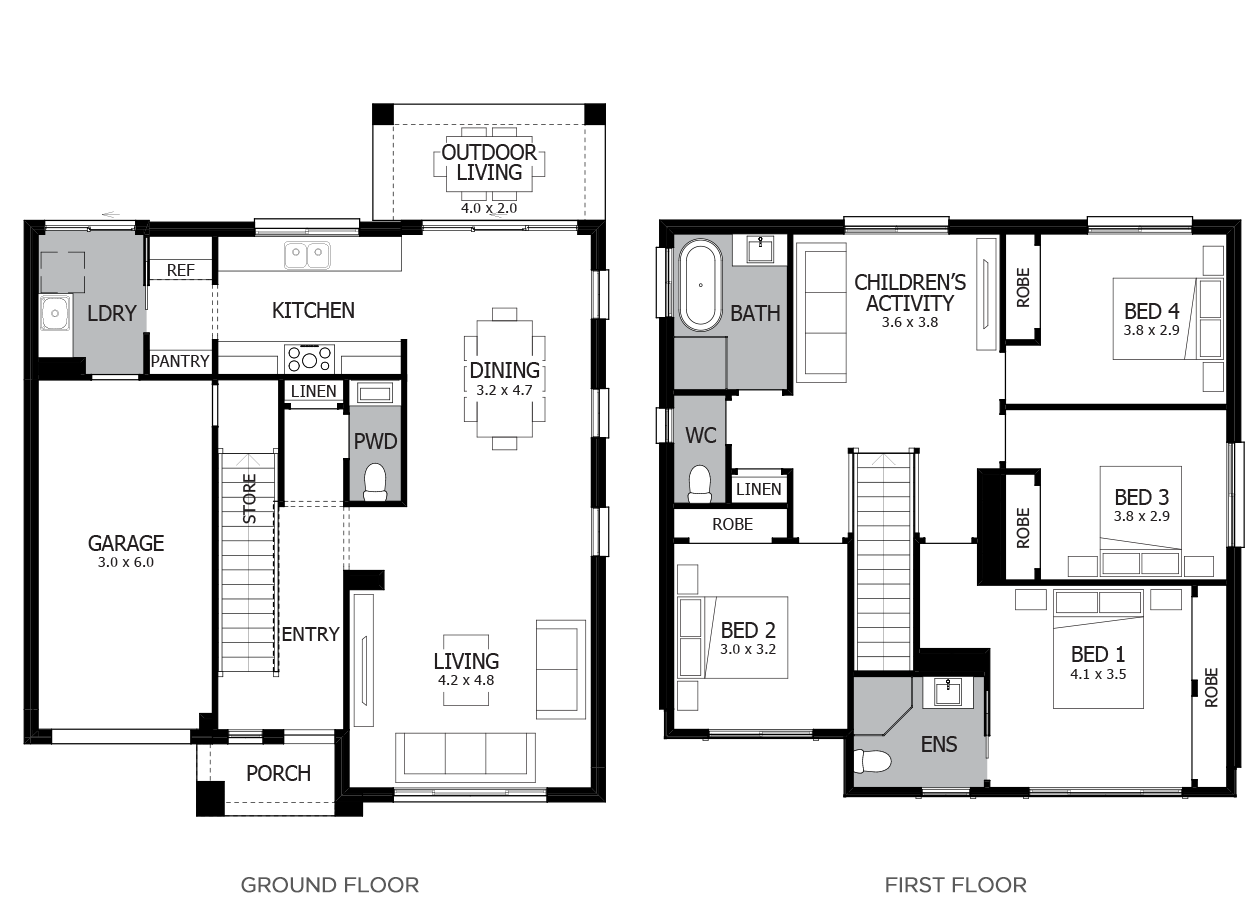 Tamarama 22-Double Storey House Design-4 Bedroom Tamarama 22-Double Storey House Design-4 Bedroom