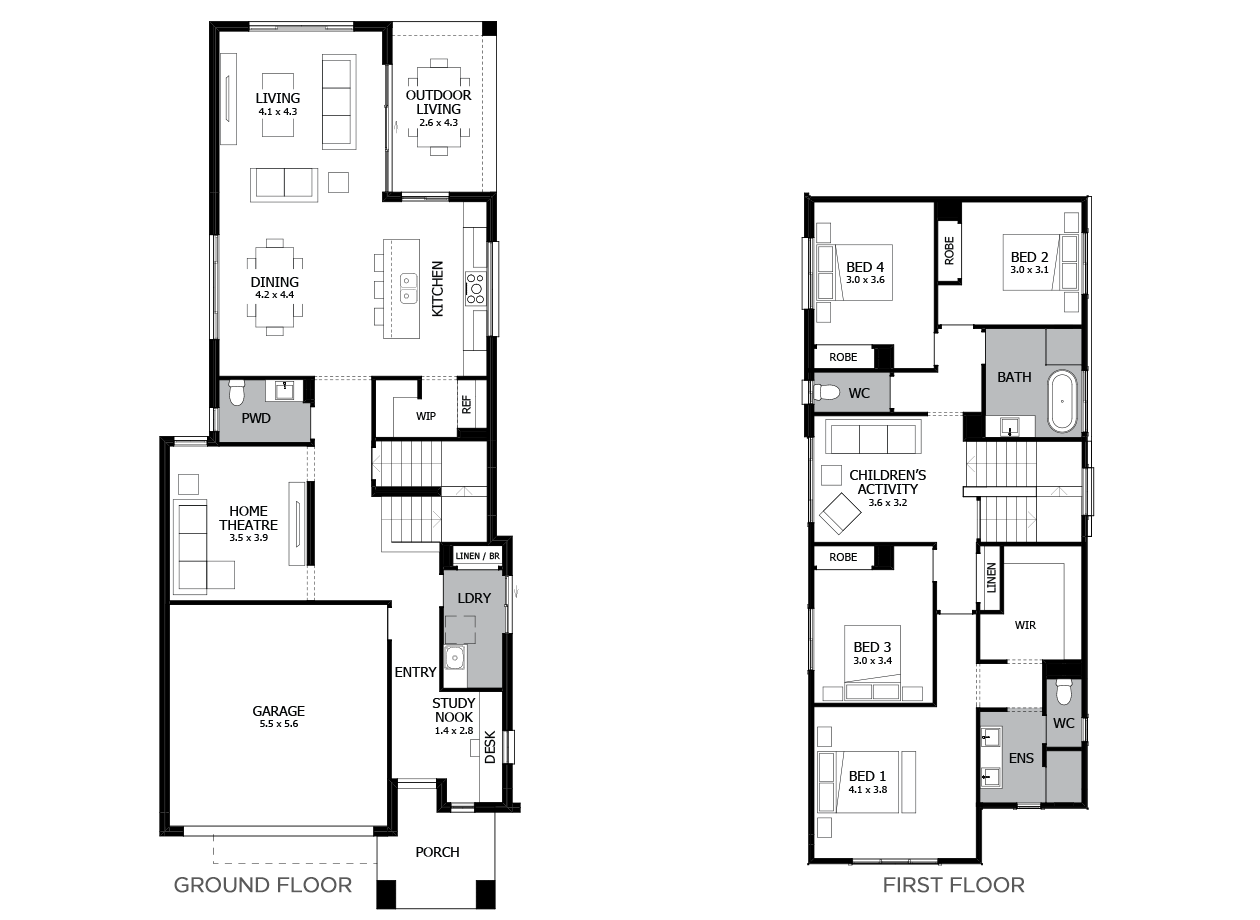 Tivoli 30-Double Storey House Design-4 Bedroom Tivoli 30-Double Storey House Design-4 Bedroom