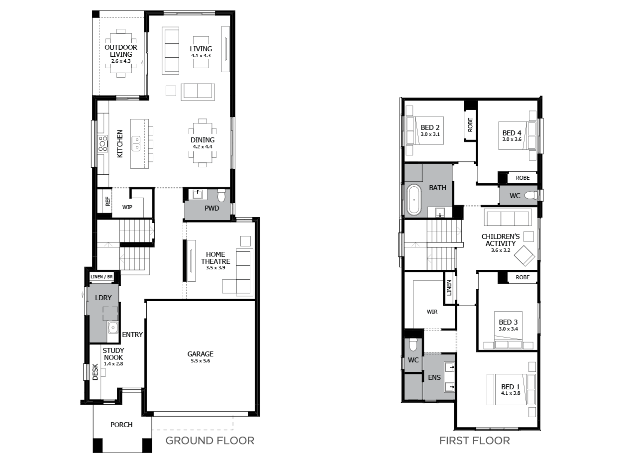 Tivoli 30-Double Storey House Design-4 Bedroom Tivoli 30-Double Storey House Design-4 Bedroom