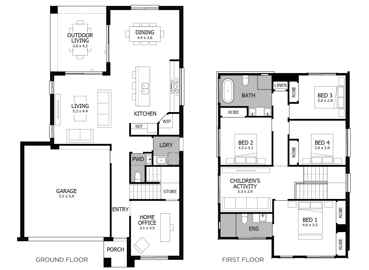 Zumba 26-Double Storey House Design-4 Bedroom